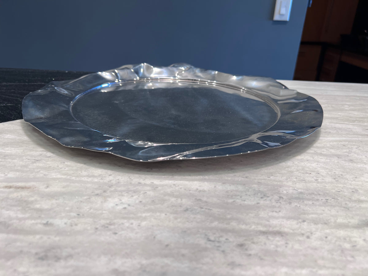Alessi Foix Round Tray- 17.25" dia