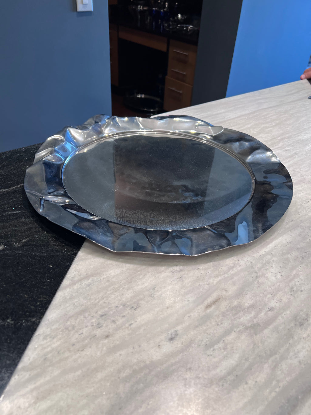 Alessi Foix Round Tray- 17.25" dia