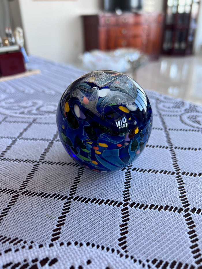 Jim Karg Art Glass Paperweight