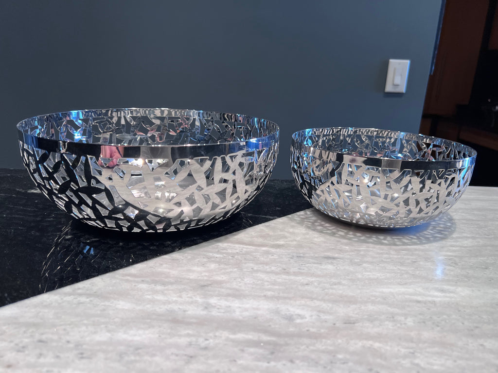 2 Alessi Cactus Fruit Bowls, Designed by Marta Sansoni