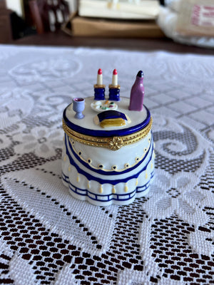 Aviv Judaica Imports Shabbat Table Trinket Box