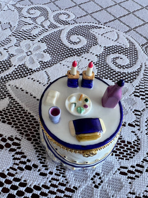 Aviv Judaica Imports Shabbat Table Trinket Box