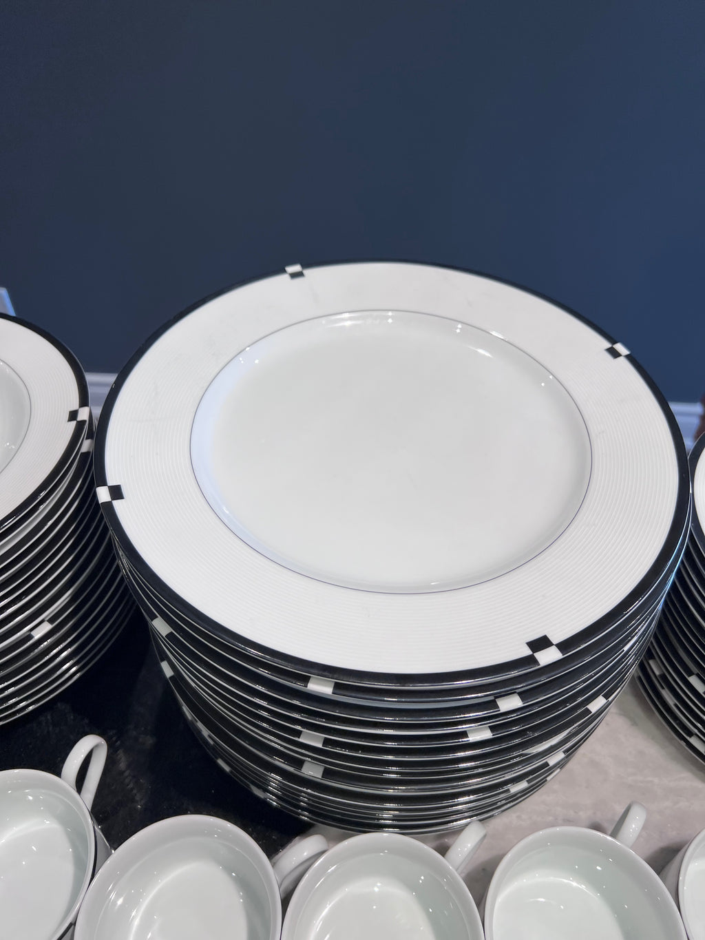Mikasa Fine China L5542 Midnight Set, Service for 15