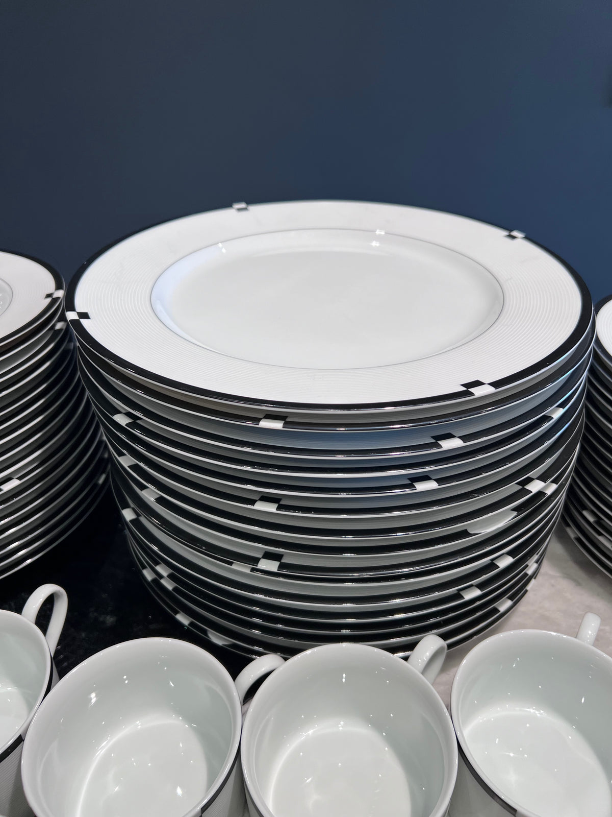 Mikasa Fine China L5542 Midnight Set, Service for 15