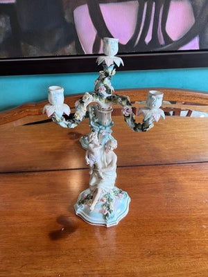 Antique 4-Light German Candelabra