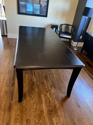Black Wood Dining Table