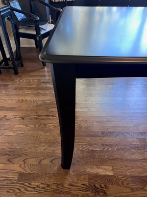Black Wood Dining Table