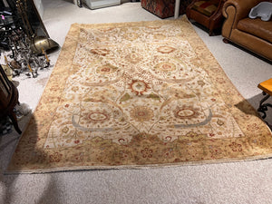 ELTE Handmade 100% Wool Rug- 11.2ft x 7.8ft