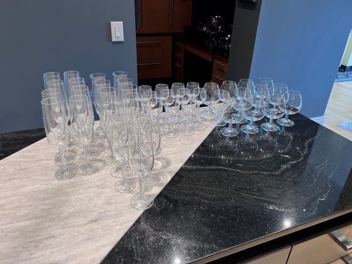 Isabelle by BOHEMIA CRYSTAL-CRYSTALEX Glassware Lot