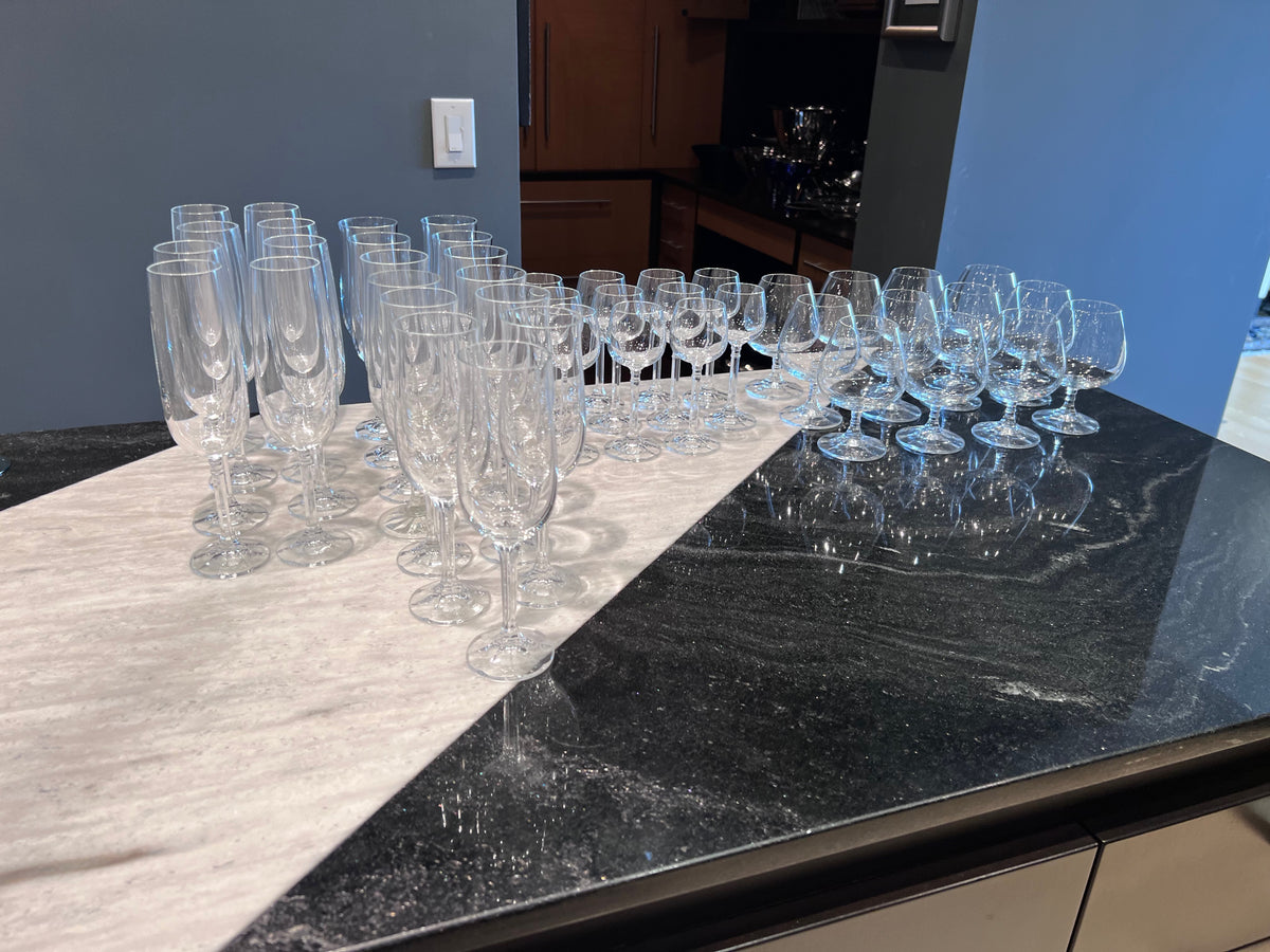 Isabelle by BOHEMIA CRYSTAL-CRYSTALEX Glassware Lot