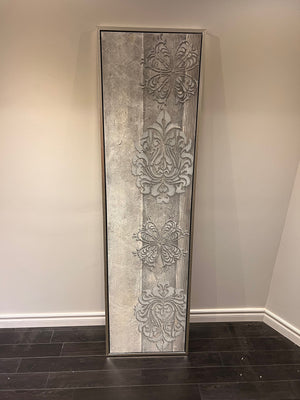 Wall Art Silver and White