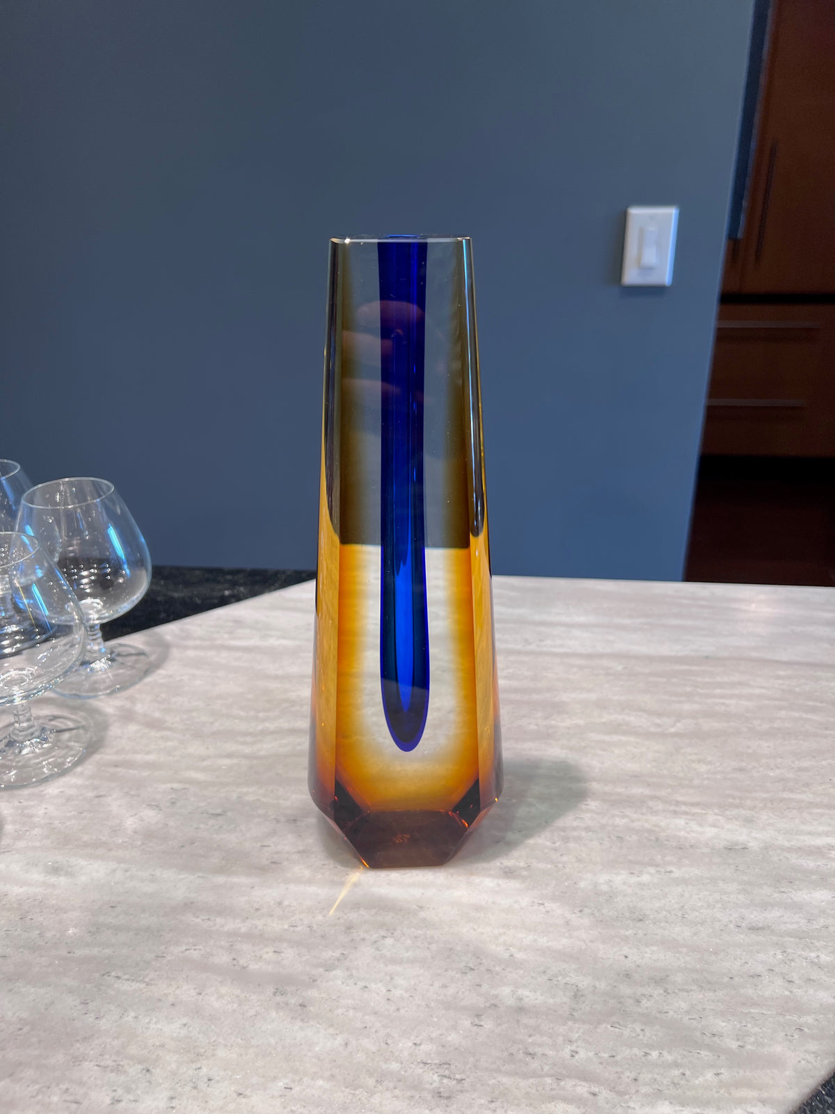 MCM Pavel Hlava for Egermann Exbor- Czech Monolith Vase, 1958