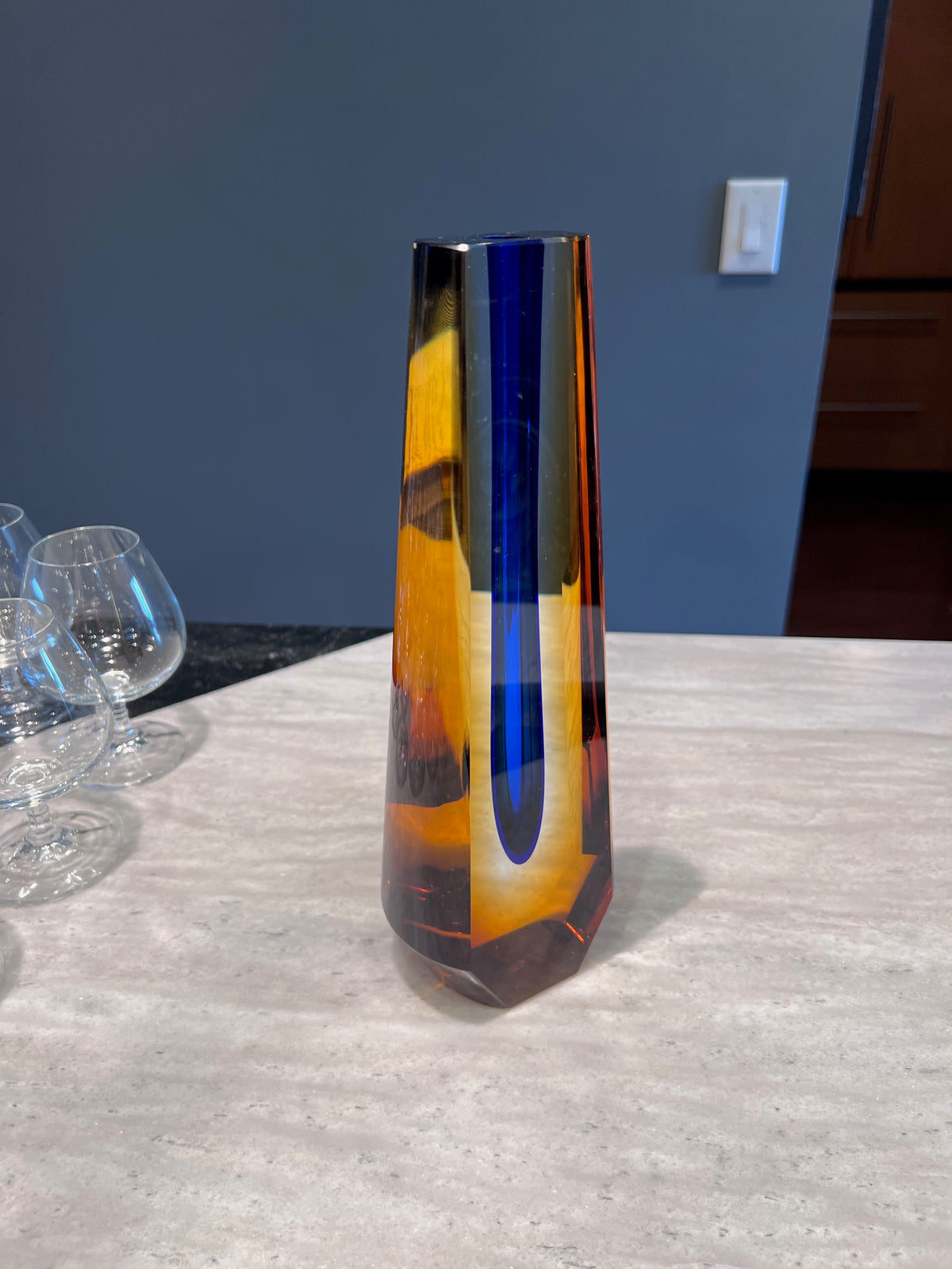 MCM Pavel Hlava for Egermann Exbor- Czech Monolith Vase, 1958