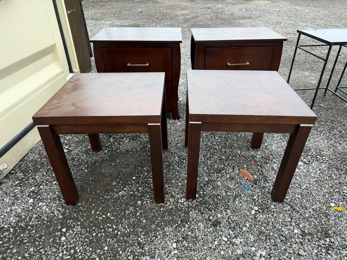 Pair of Wood End Tables