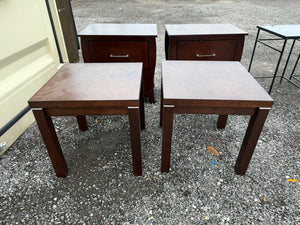 Pair of Wood End Tables