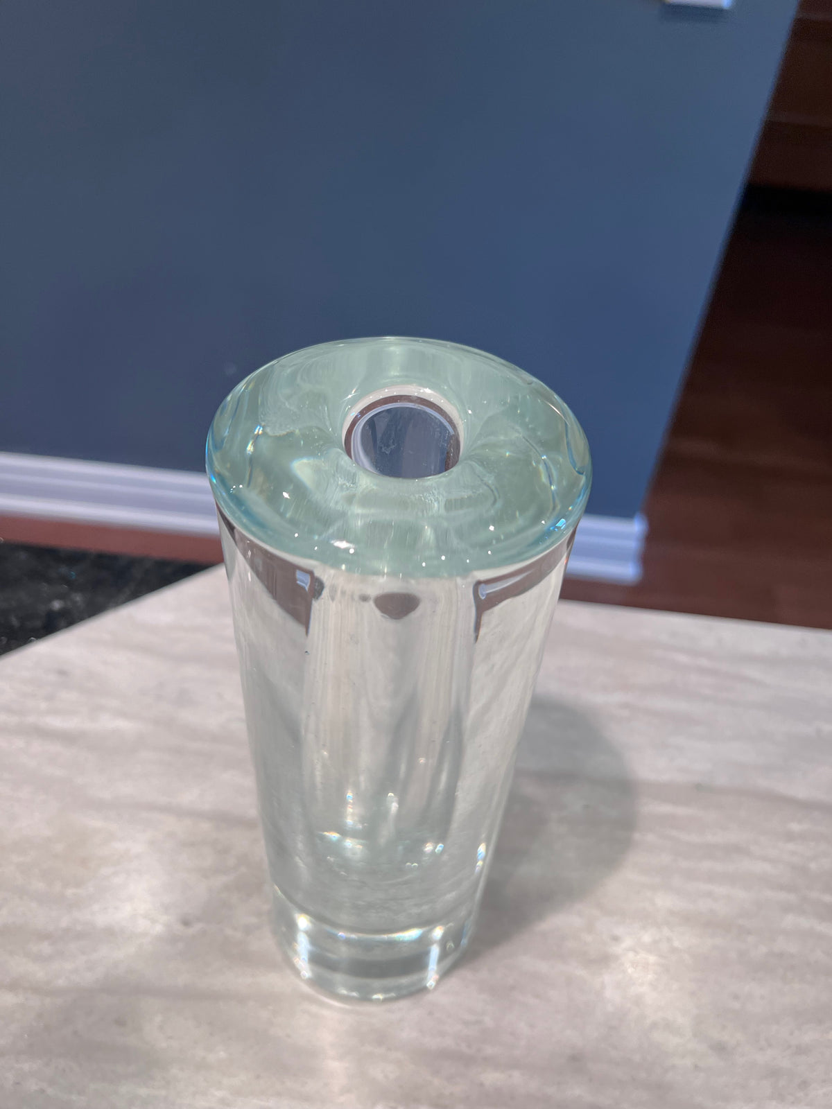 Vintage Czech Sommerso Vase with Flecks by Petr Hora