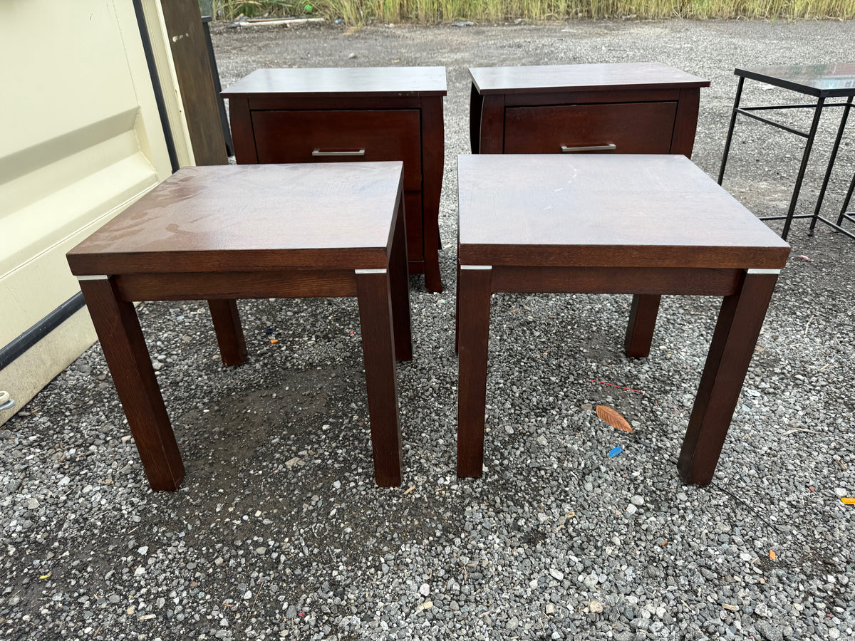 Pair of Wood End Tables