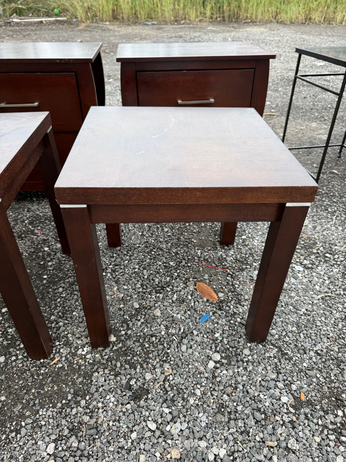 Pair of Wood End Tables