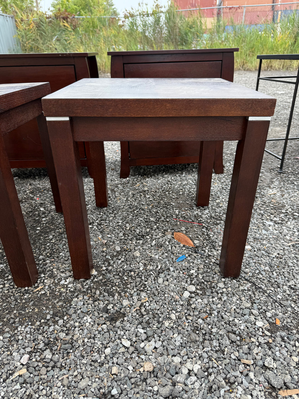 Pair of Wood End Tables