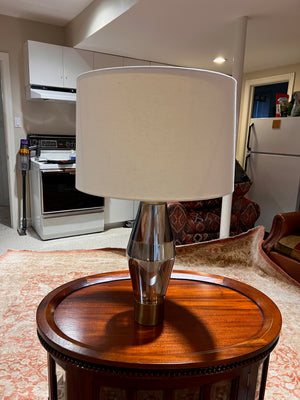 'Brooks Table Lamp' by Flow Decor, Made of Crystal (*retail $680)