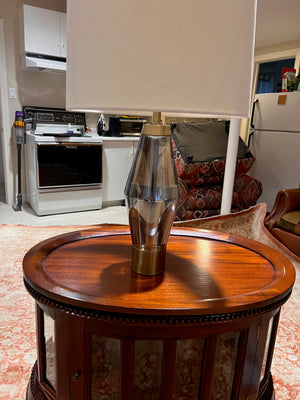 'Brooks Table Lamp' by Flow Decor, Made of Crystal (*retail $680)