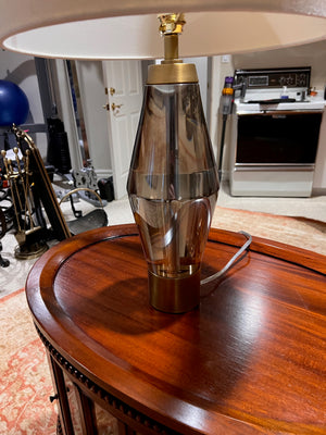 'Brooks Table Lamp' by Flow Decor, Made of Crystal (*retail $680)