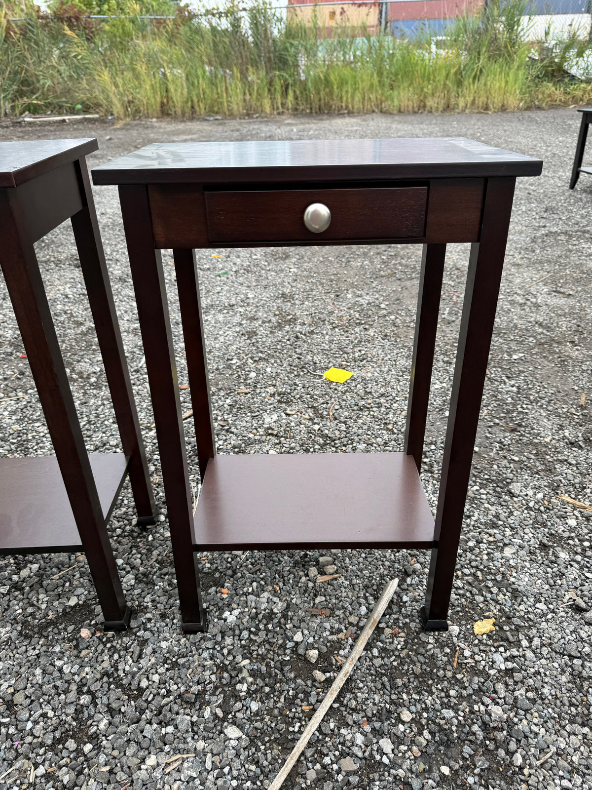 Pair of Wood End Tables