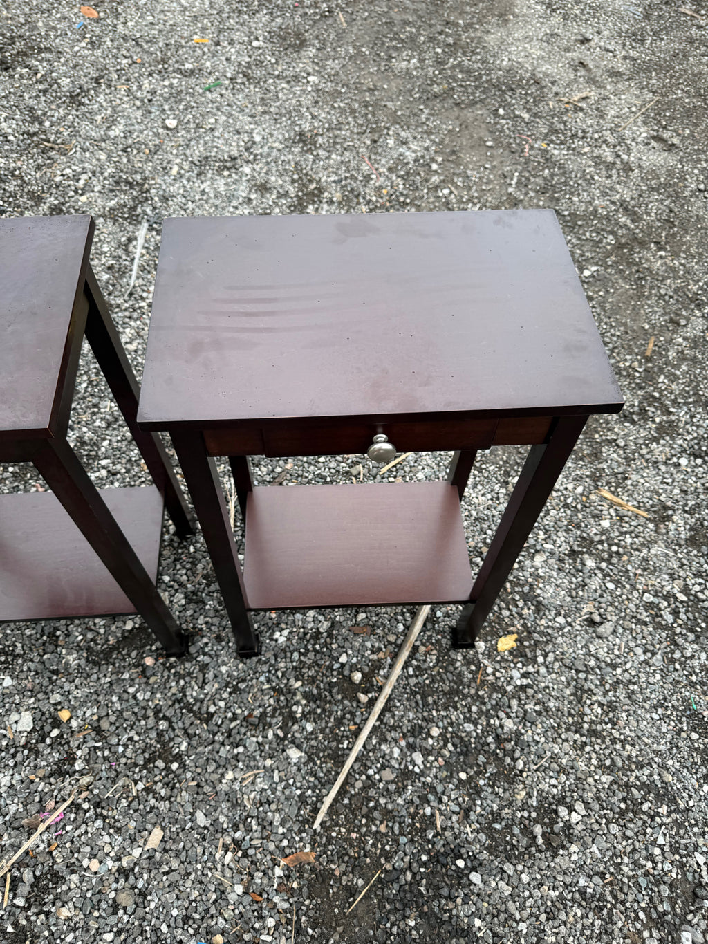 Pair of Wood End Tables