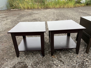 Pair of Wood End Tables