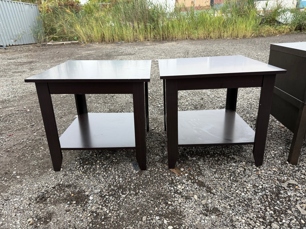 Pair of Wood End Tables