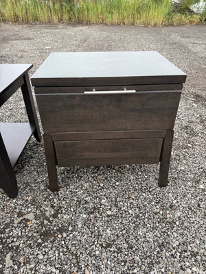 Single Wood Nightstand