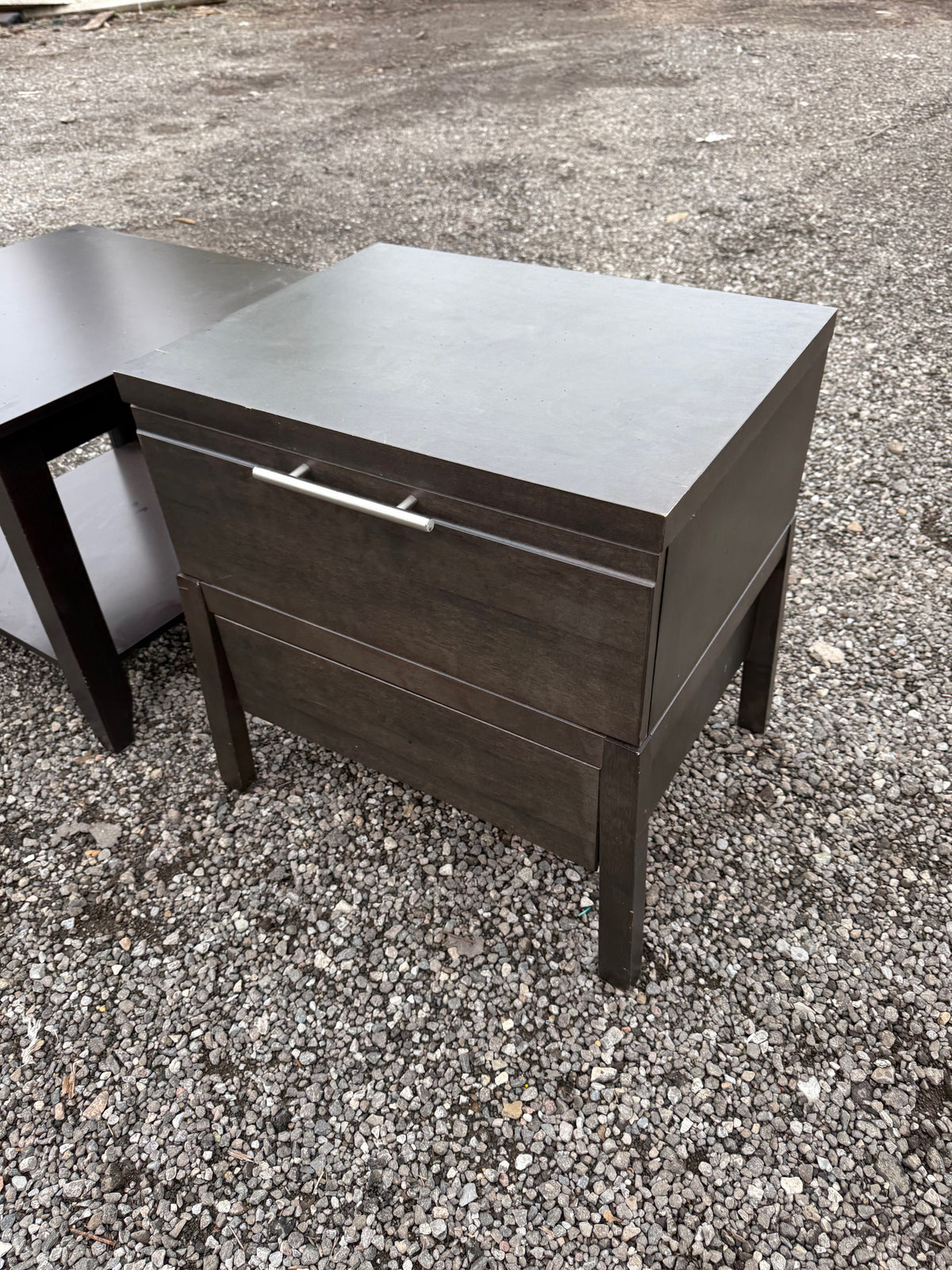 Single Wood Nightstand