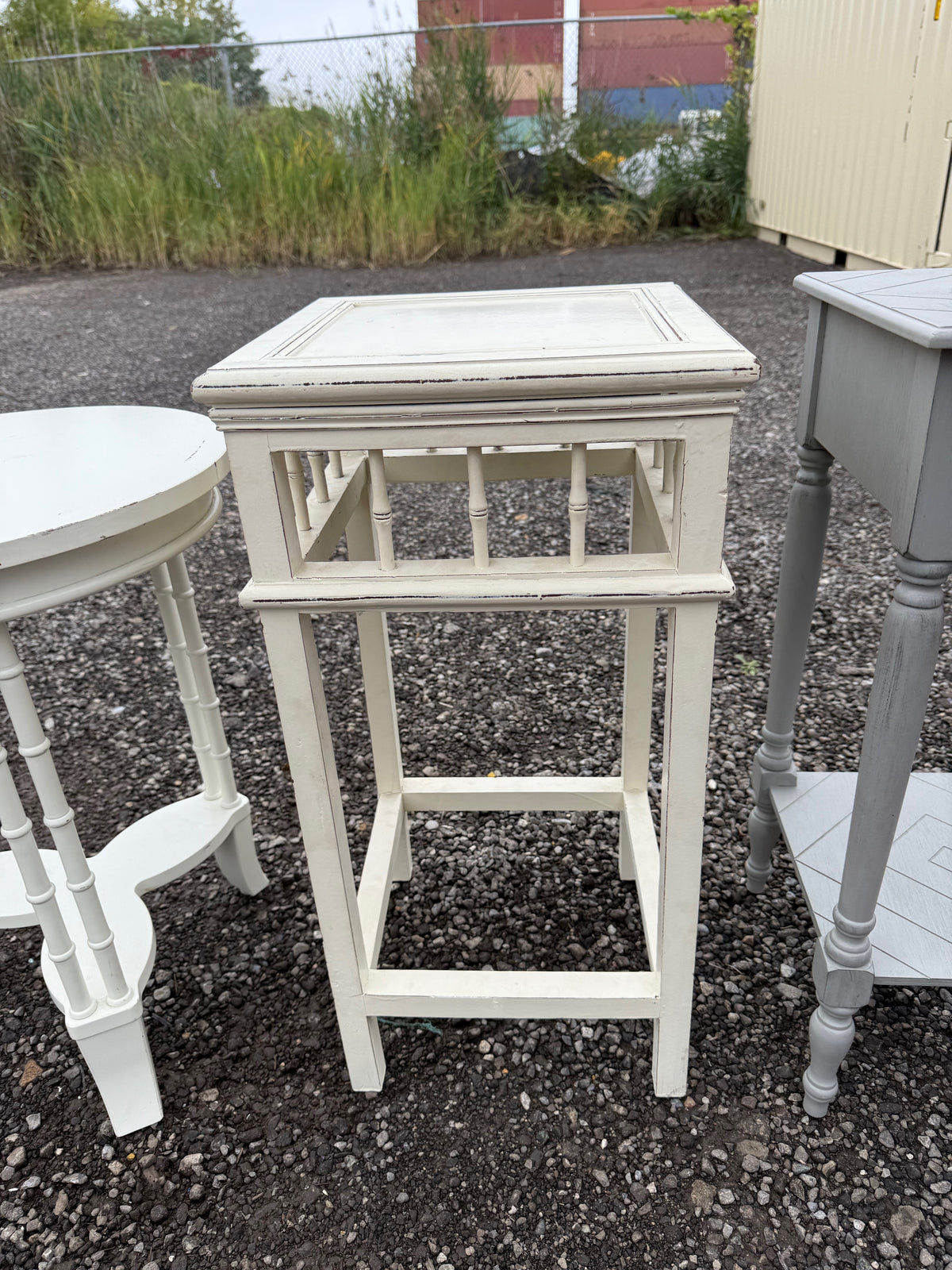 Lot of 3 Accent Tables