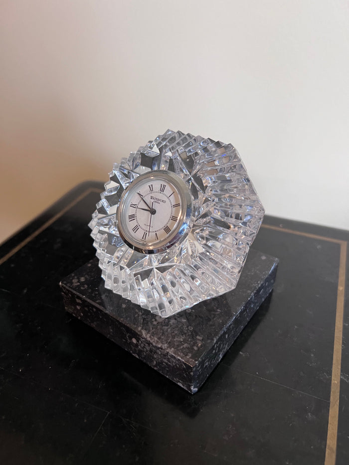 WATERFORD CLASSIC LISMORE DIAMOND CLOCK