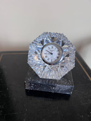 WATERFORD CLASSIC LISMORE DIAMOND CLOCK