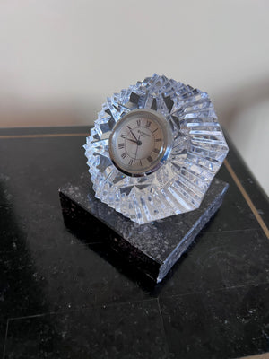 WATERFORD CLASSIC LISMORE DIAMOND CLOCK