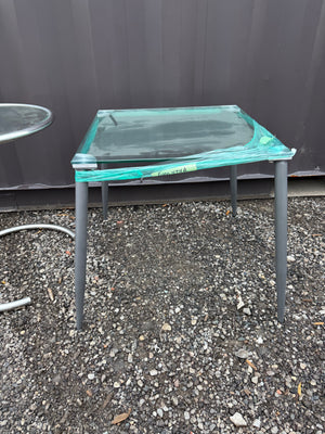 Single Glass End Table