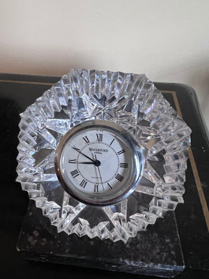 WATERFORD CLASSIC LISMORE DIAMOND CLOCK