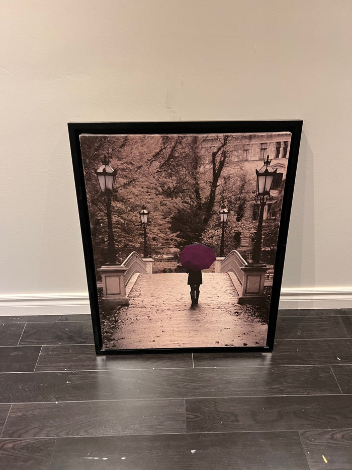 Wall Art Photo Purple Umbrella