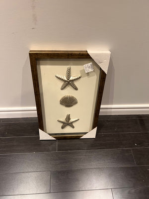 Wall Art Starfish + Seashell