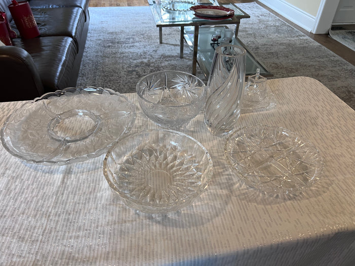 Crystal and Glassware Lot