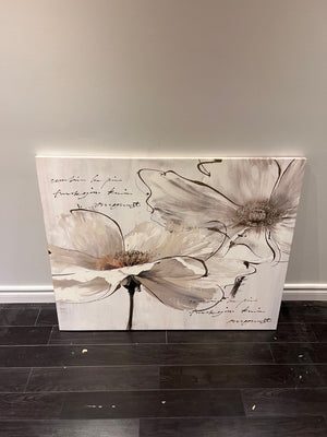 Wall Art Flowers with Words