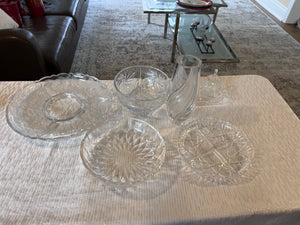 Crystal and Glassware Lot