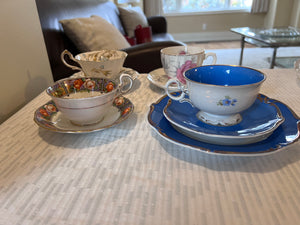 4 Cups & Saucers Lot