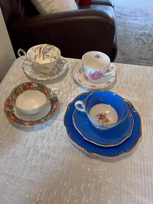 4 Cups & Saucers Lot