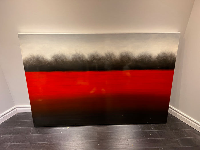 Sunpan Wall Art- Red, Black, White