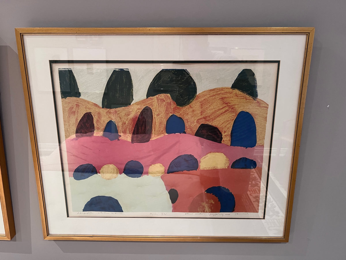 Tadeusz Dominik Landscape Lithograph # 1