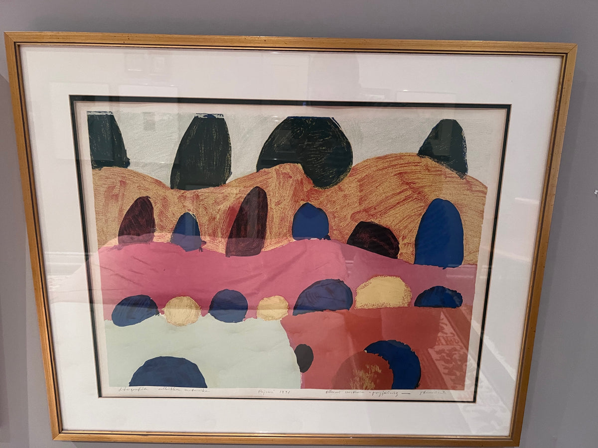 Tadeusz Dominik Landscape Lithograph # 1
