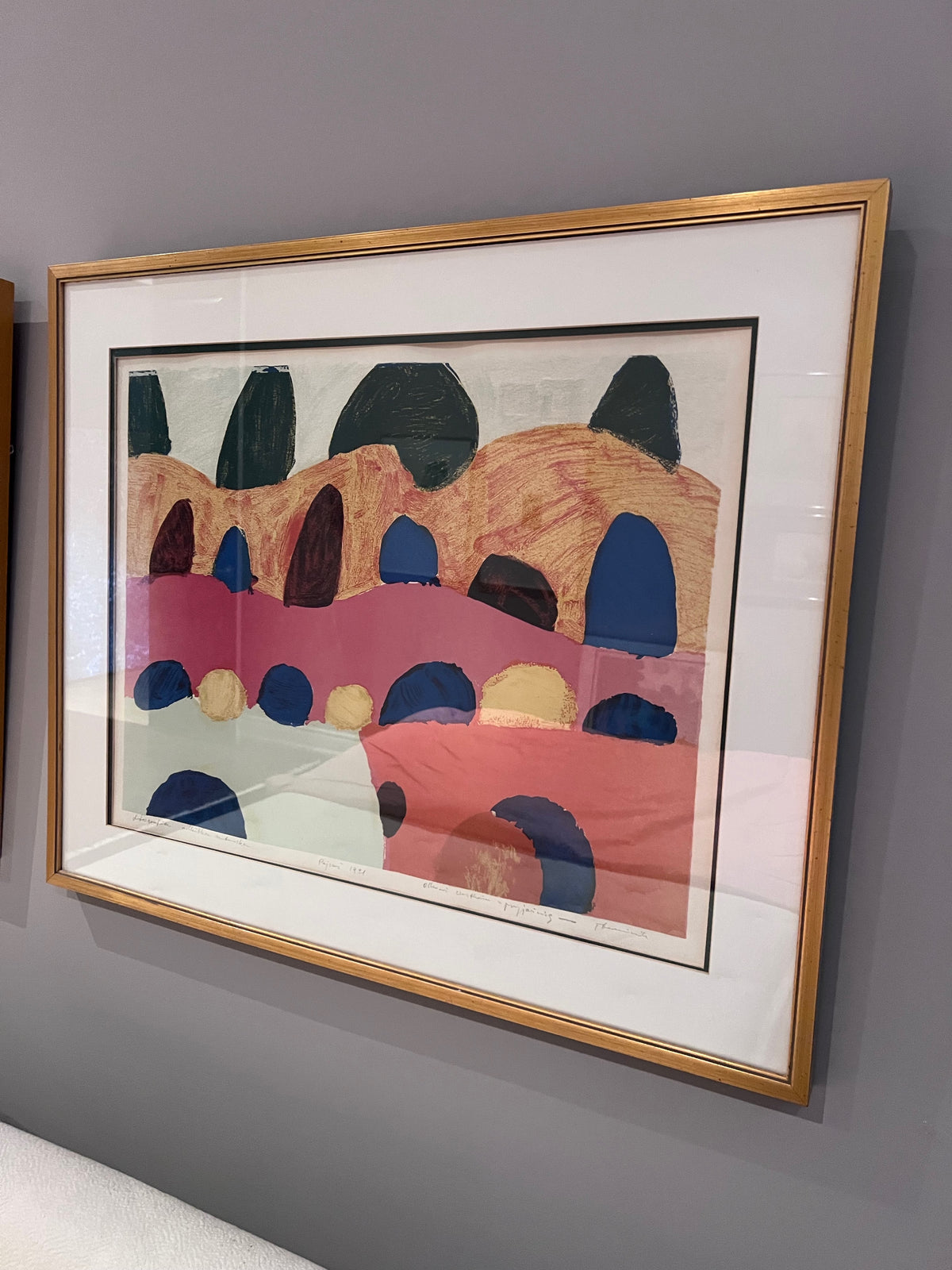 Tadeusz Dominik Landscape Lithograph # 1