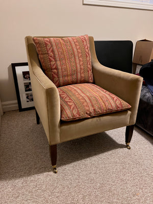 Custom Made Armchair on Casters